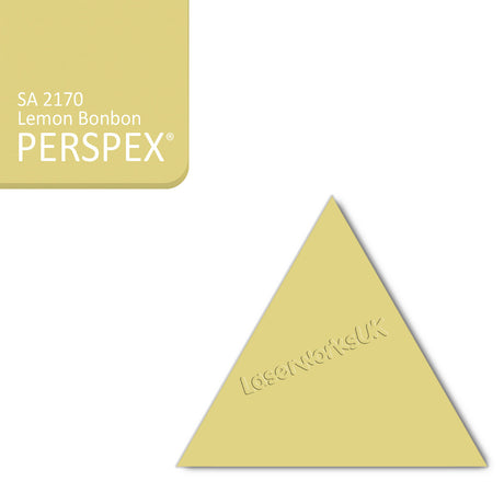 Acrylic Triangle Blanks (8cm Pack of 9) - Laserworksuk