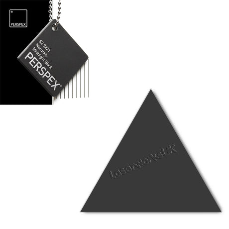 Acrylic Triangle Blanks (8cm Pack of 9) - Laserworksuk