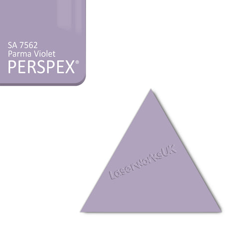 Acrylic Triangle Blanks (8cm Pack of 9) - Laserworksuk