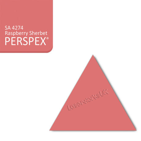 Acrylic Triangle Blanks (8cm Pack of 9) - Laserworksuk