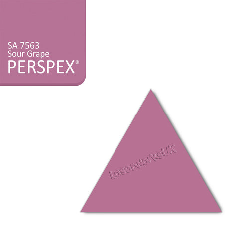 Acrylic Triangle Blanks (8cm Pack of 9) - Laserworksuk