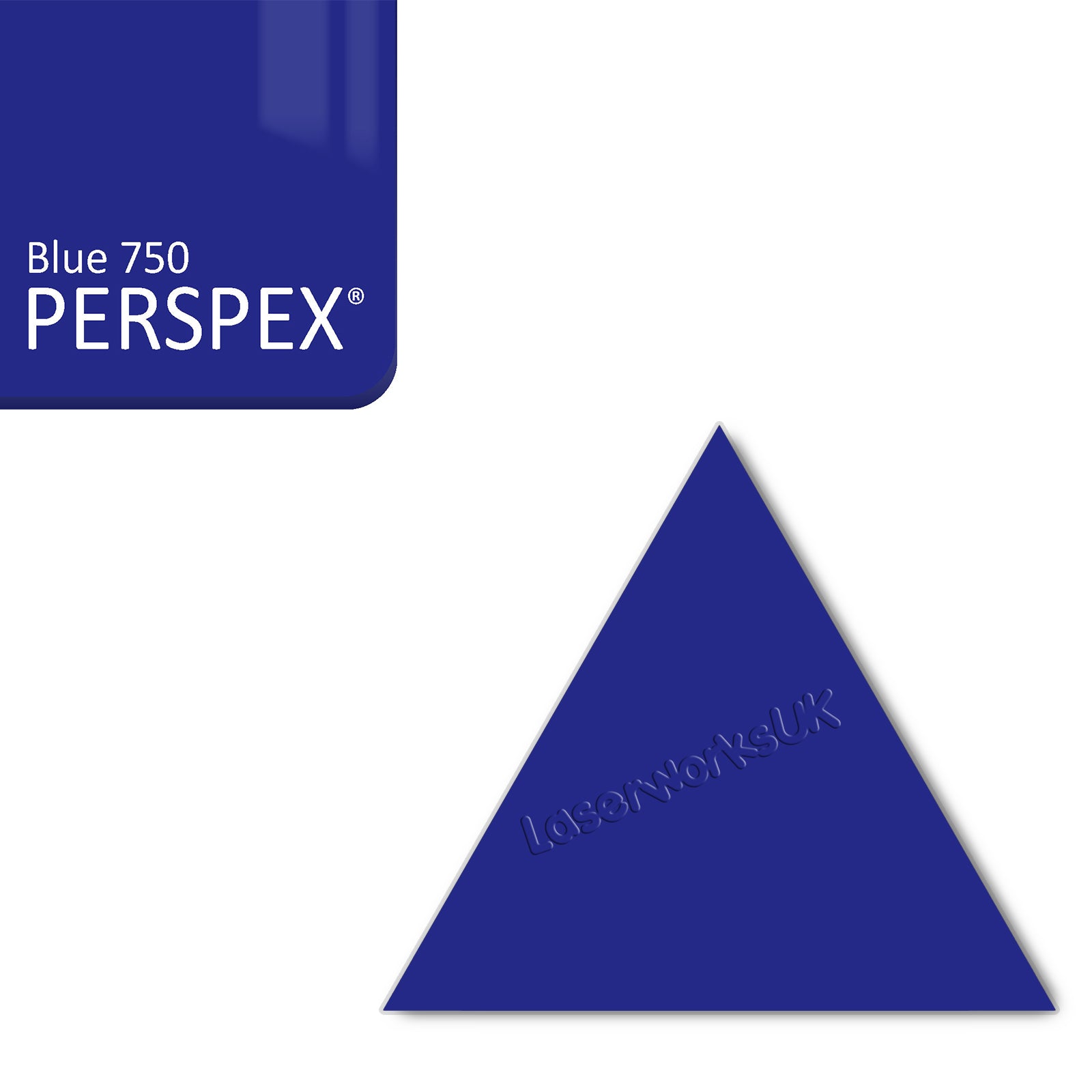 Acrylic Triangle Blanks (8cm Pack of 9) - Laserworksuk