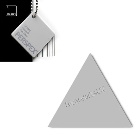 Acrylic Triangle Blanks (8cm Pack of 9) - Laserworksuk