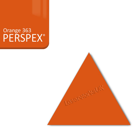 Acrylic Triangle Blanks (8cm Pack of 9) - Laserworksuk