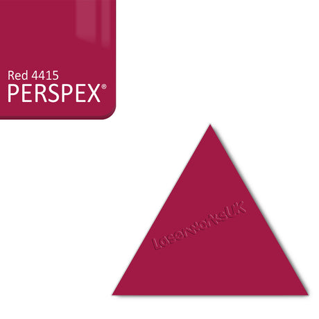 Acrylic Triangle Blanks (8cm Pack of 9) - Laserworksuk