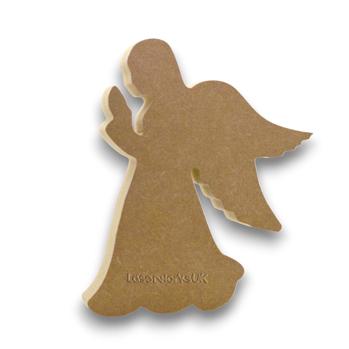 Freestanding Angel Praying - Religious Christmas shapes - Laserworksuk