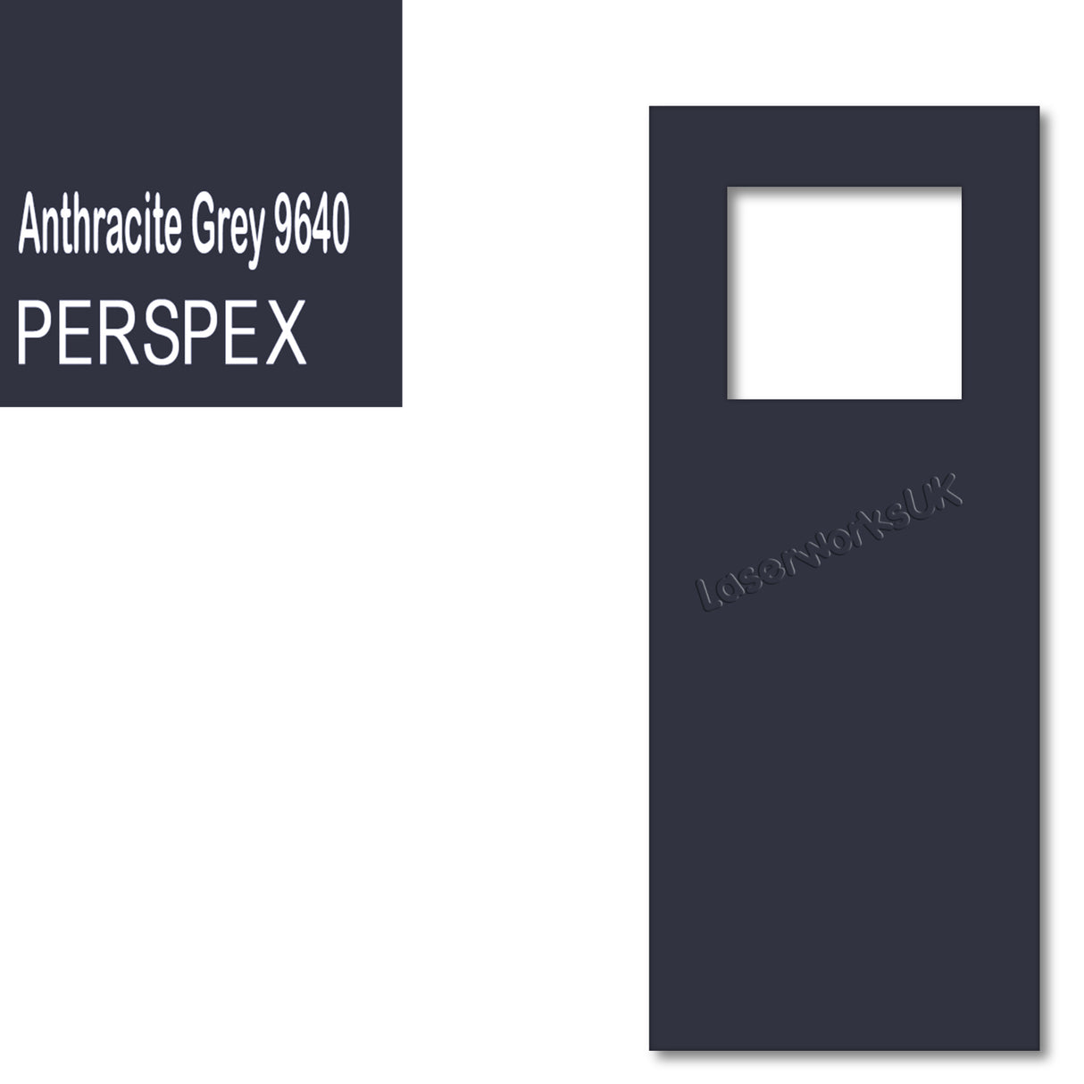 Acrylic Door Hanger Blanks - Style 6 - Laserworksuk