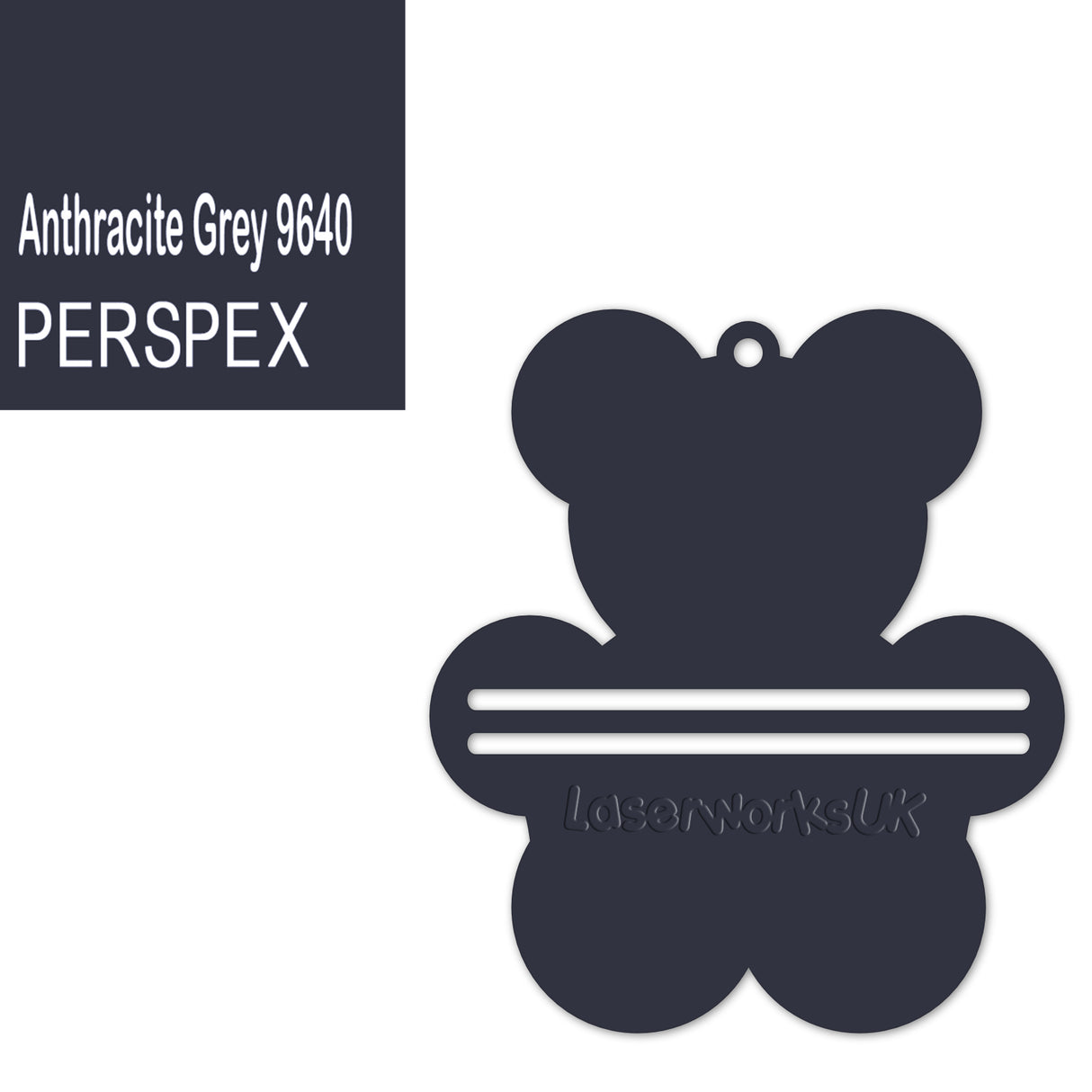 Acrylic Teddy Bear Money Holder Blanks (Pack of 3) - Laserworksuk