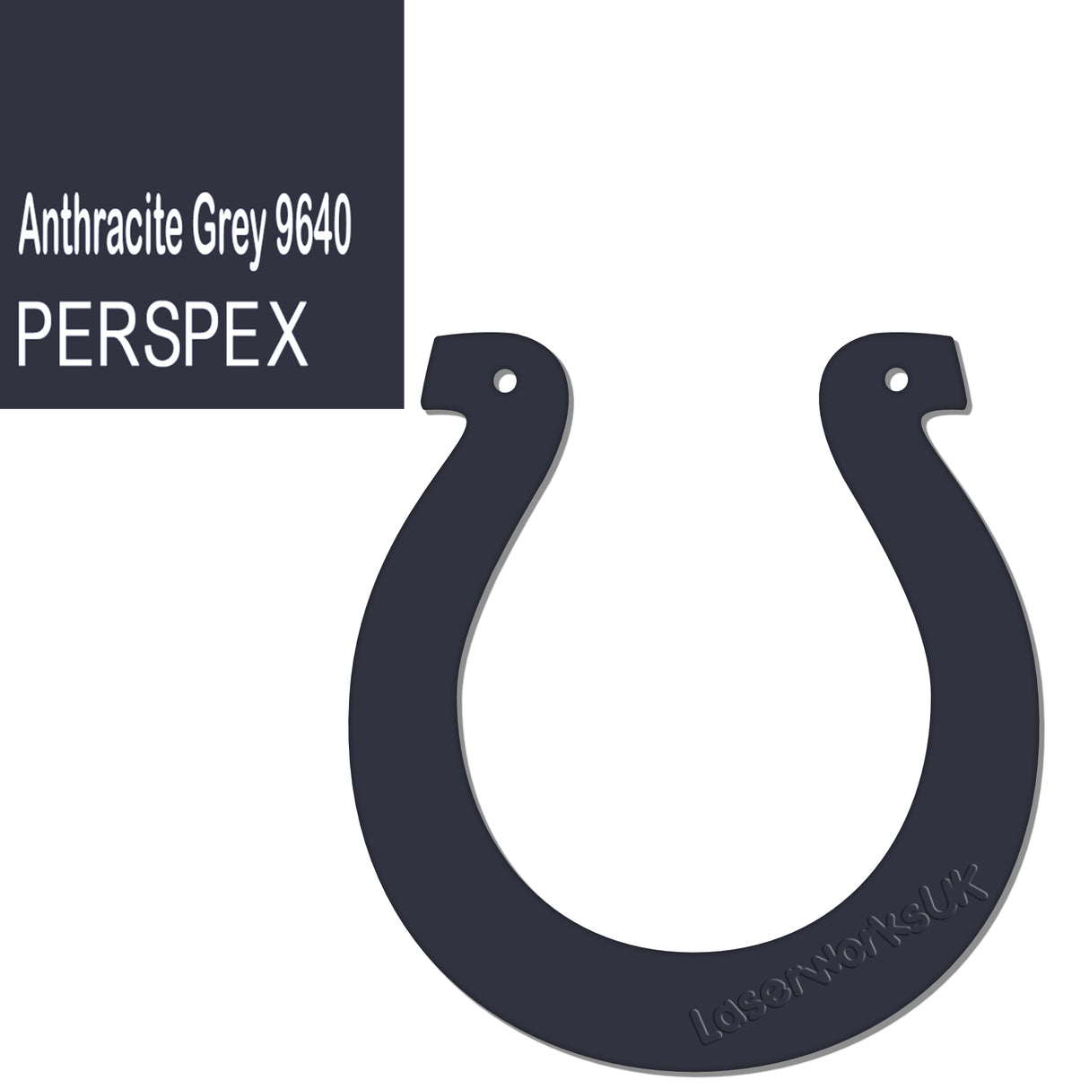 Acrylic Wedding Horseshoe Blanks - Laserworksuk