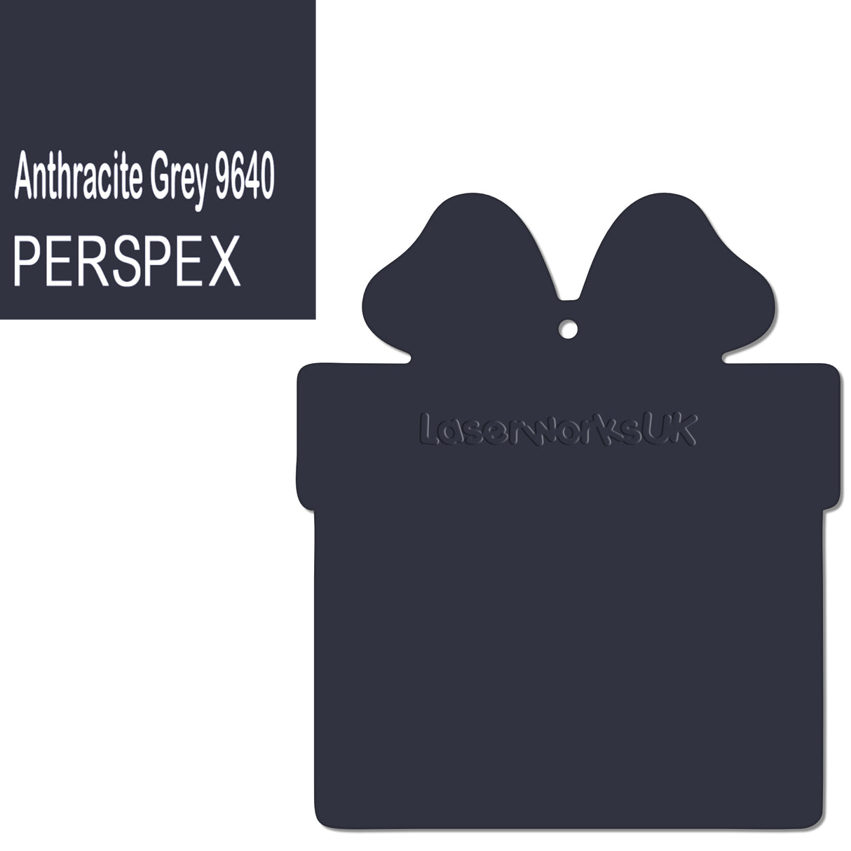 Acrylic Christmas Present Gift Box Blanks - Laserworksuk