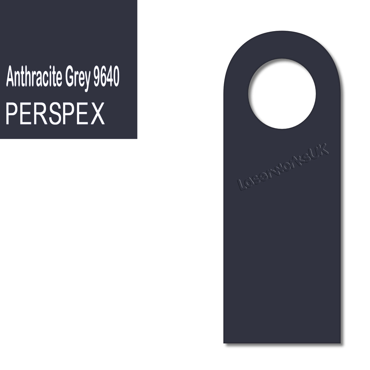 Acrylic Door Hanger Blanks - Style 5 - Laserworksuk