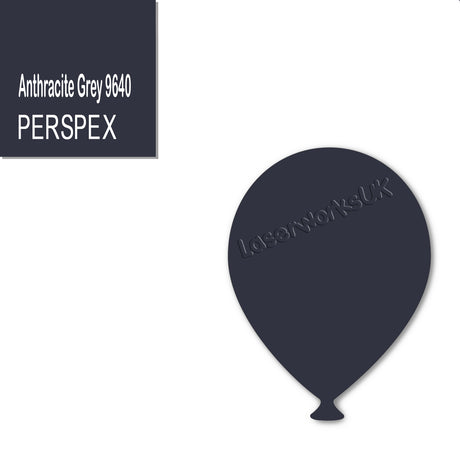 Acrylic Balloons - Party Balloon Blanks (12cm Pack of 5) - Laserworksuk