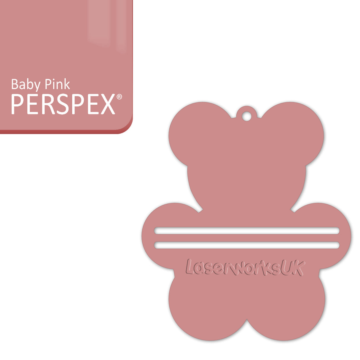 Acrylic Teddy Bear Money Holder Blanks (Pack of 3) - Laserworksuk