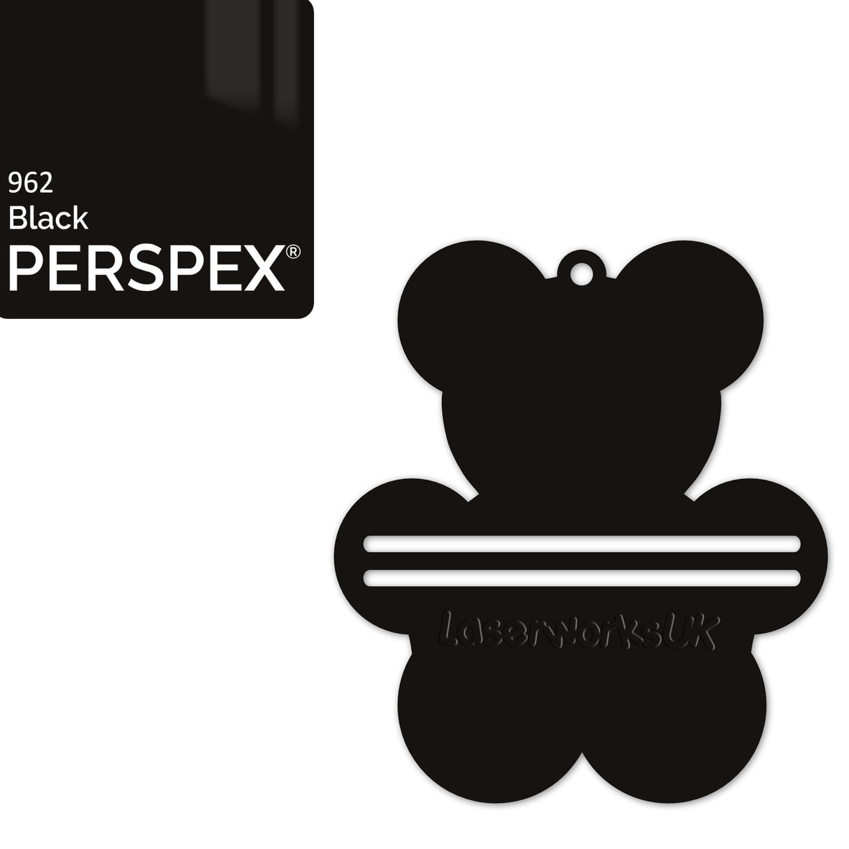 Acrylic Teddy Bear Money Holder Blanks (Pack of 3) - Laserworksuk