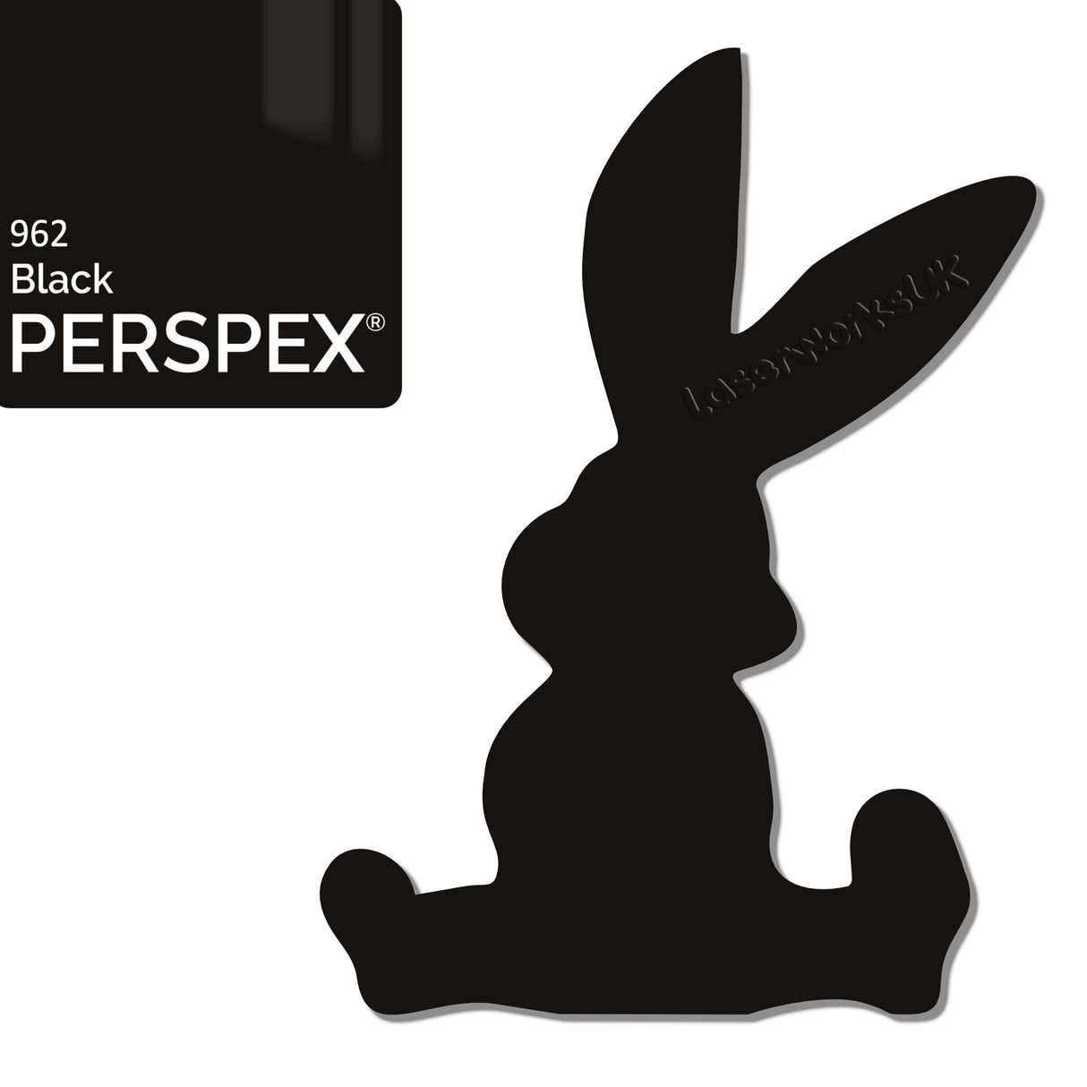 Acrylic Easter Cute Bunny Blanks (pack of 6) - Laserworksuk