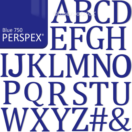 Acrylic 1.5 cm High Letters & Numbers - 40+ Colours - Laserworksuk