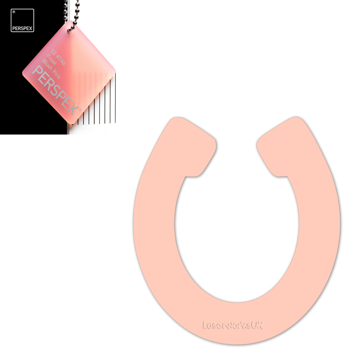 Acrylic Horseshoes Wedding Table Scatter (Pack of 50) - Laserworksuk