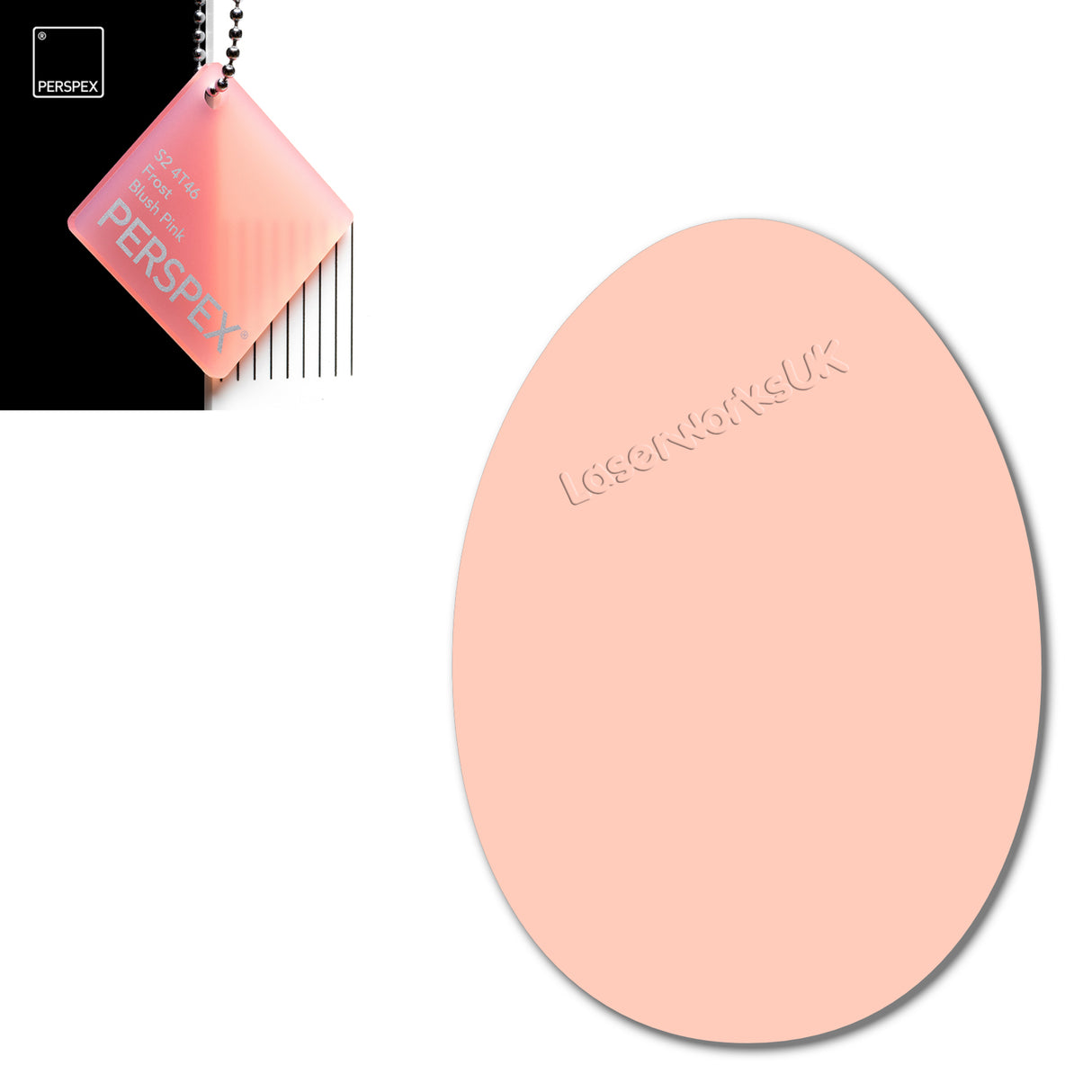 Acrylic Easter Egg Blanks (8cm Pack of 6) - Laserworksuk