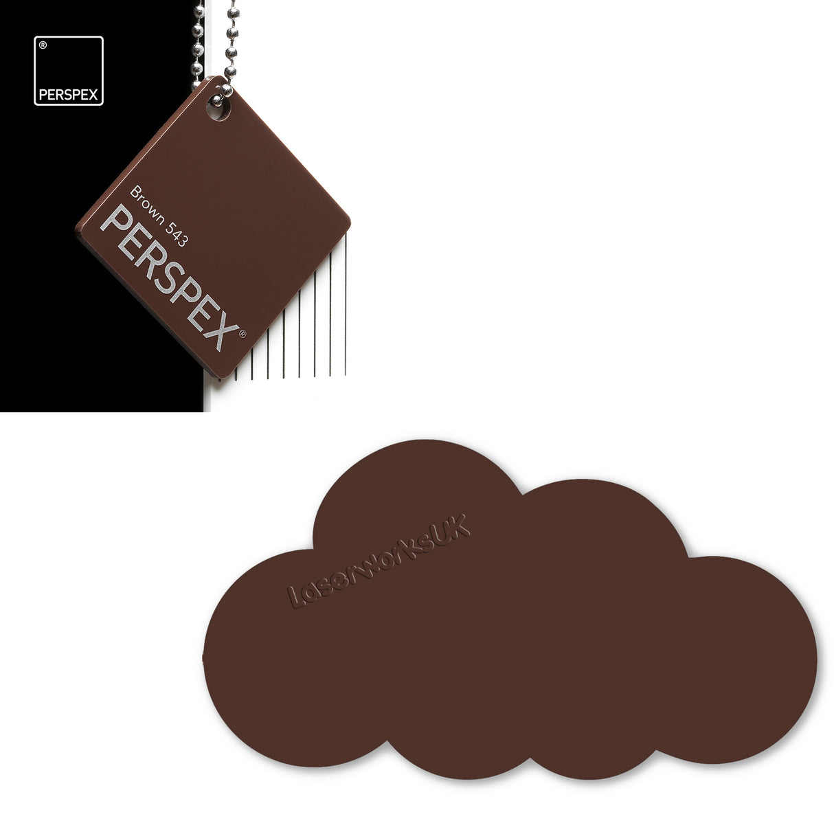 Acrylic Clouds - Nursery Blanks (20cm Pack of 2) - Laserworksuk