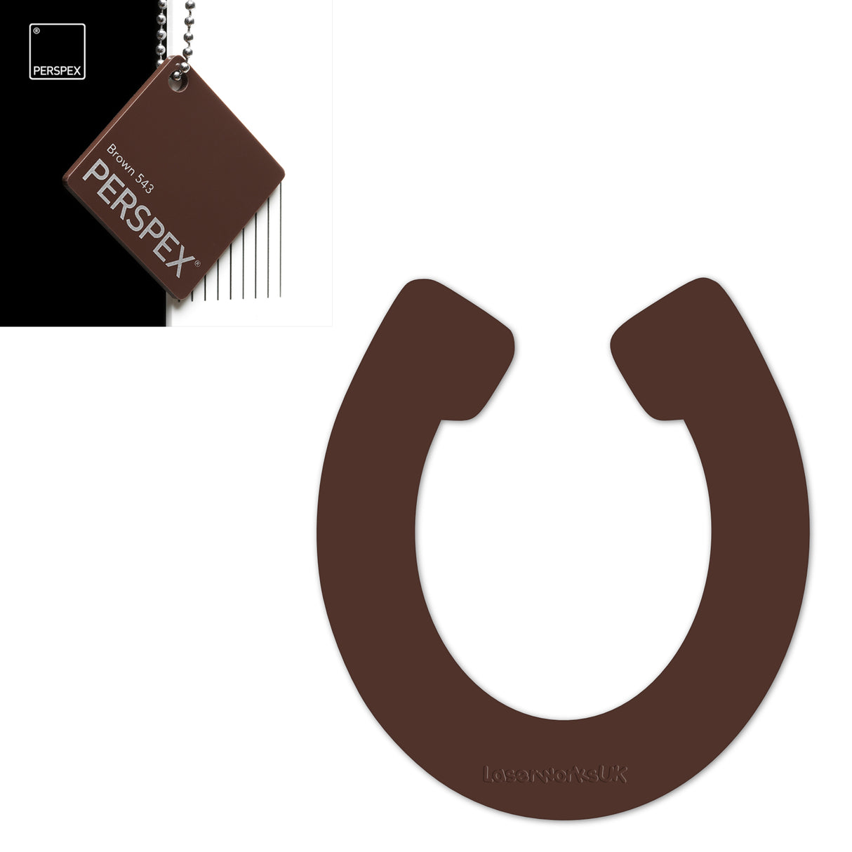 Acrylic Horseshoes Wedding Table Scatter (Pack of 50) - Laserworksuk