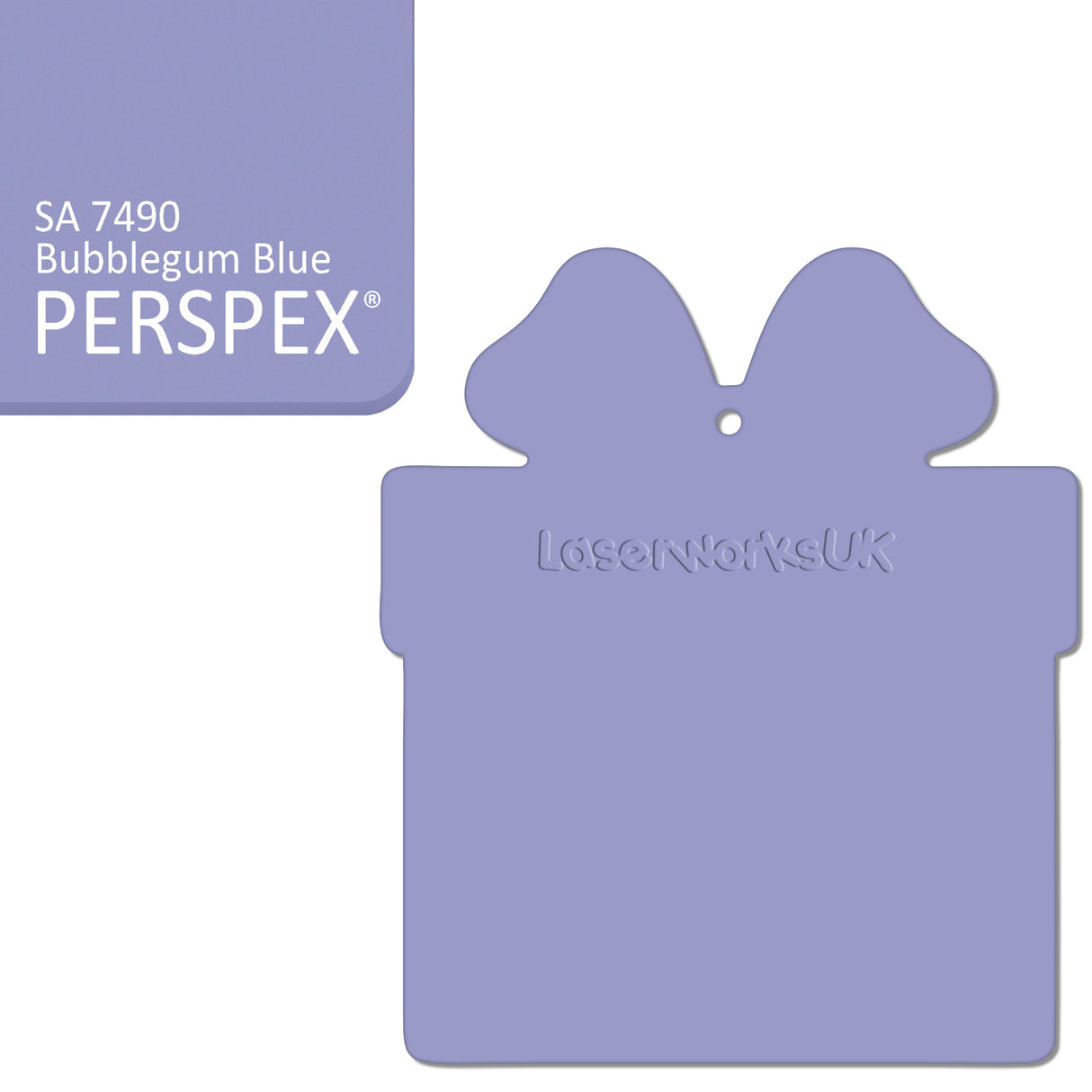 Acrylic Christmas Present Gift Box Blanks - Laserworksuk