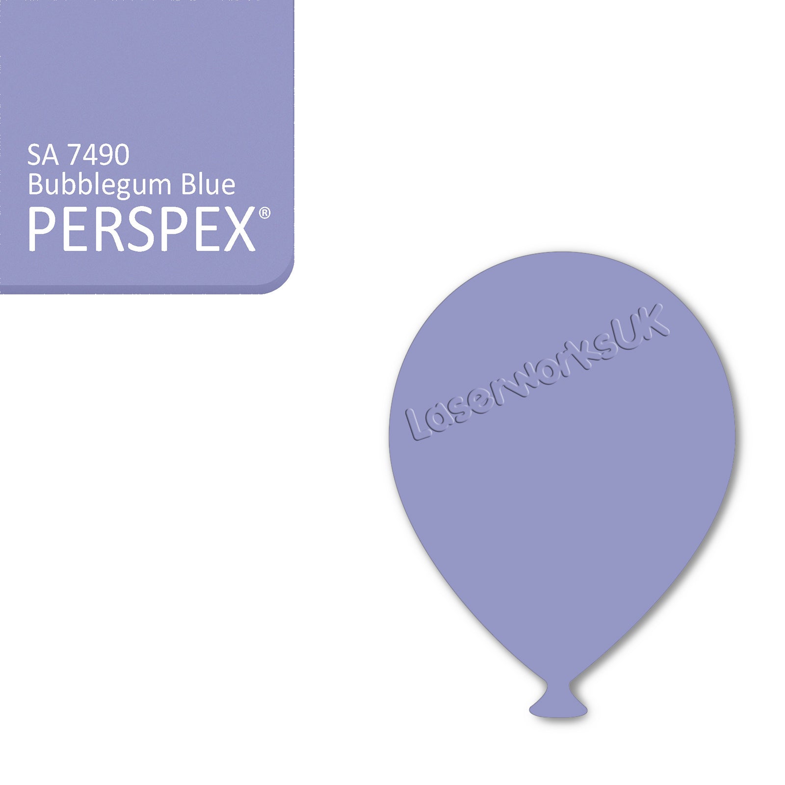 Acrylic Balloons - Party Balloon Blanks (12cm Pack of 5) - Laserworksuk