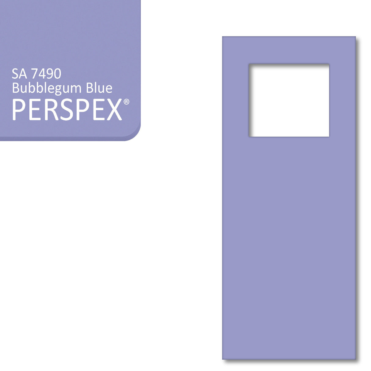 Acrylic Door Hanger Blanks - Style 6 - Laserworksuk