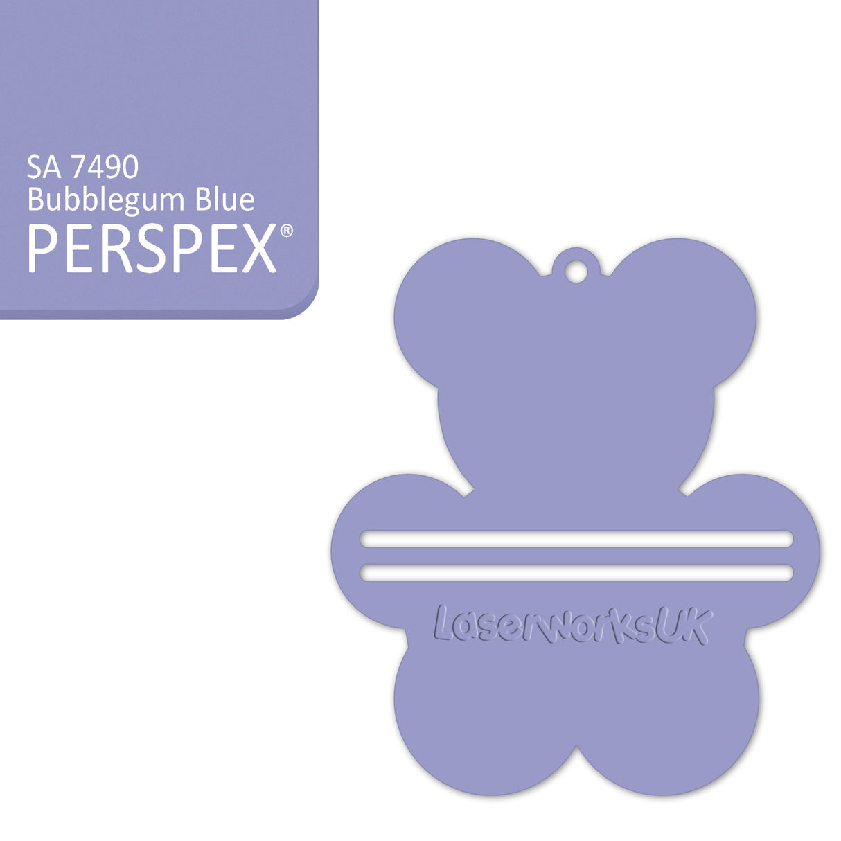 Acrylic Teddy Bear Money Holder Blanks (Pack of 3) - Laserworksuk