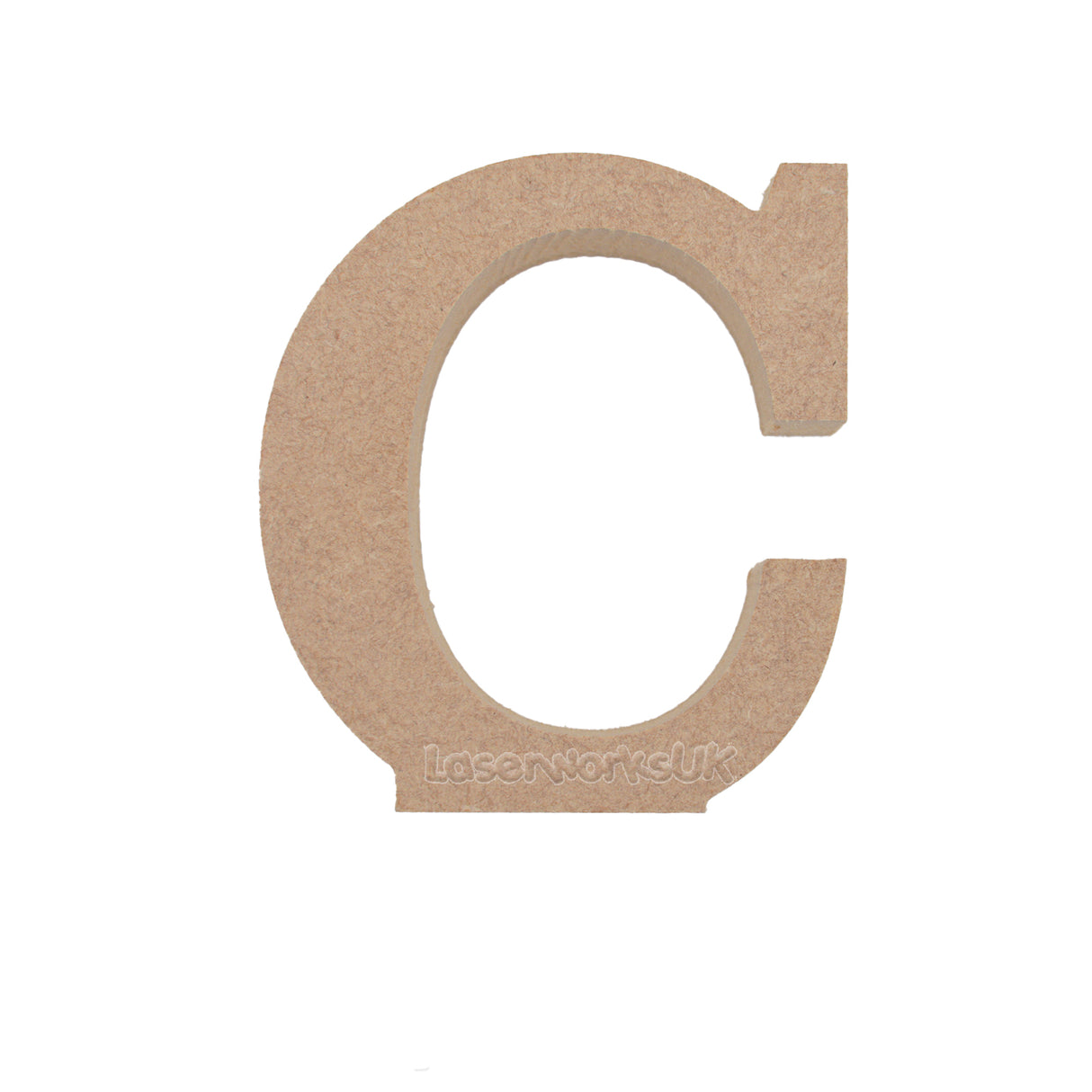 Free Standing 18mm Clarendon Font - Wooden Letters & Numbers 8cm - 50cm - LaserworksUK