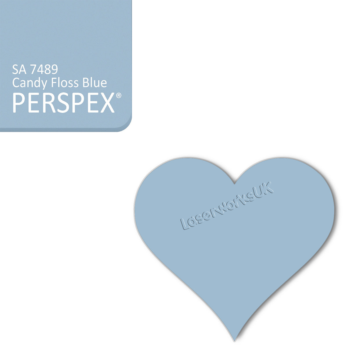 Acrylic Hearts Wedding Table Scatter (Pack of 50) - Laserworksuk