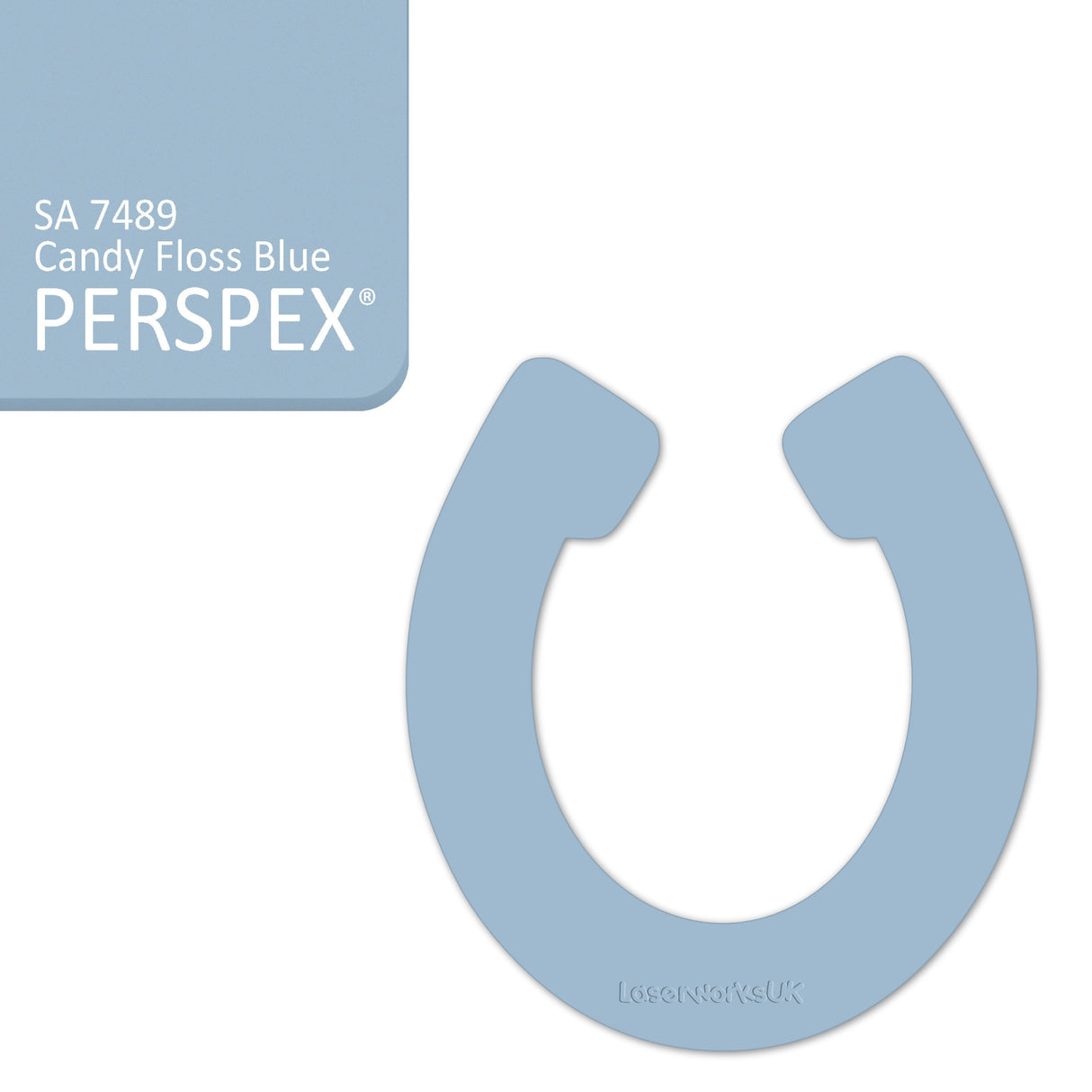 Acrylic Horseshoes Wedding Table Scatter (Pack of 50) - Laserworksuk