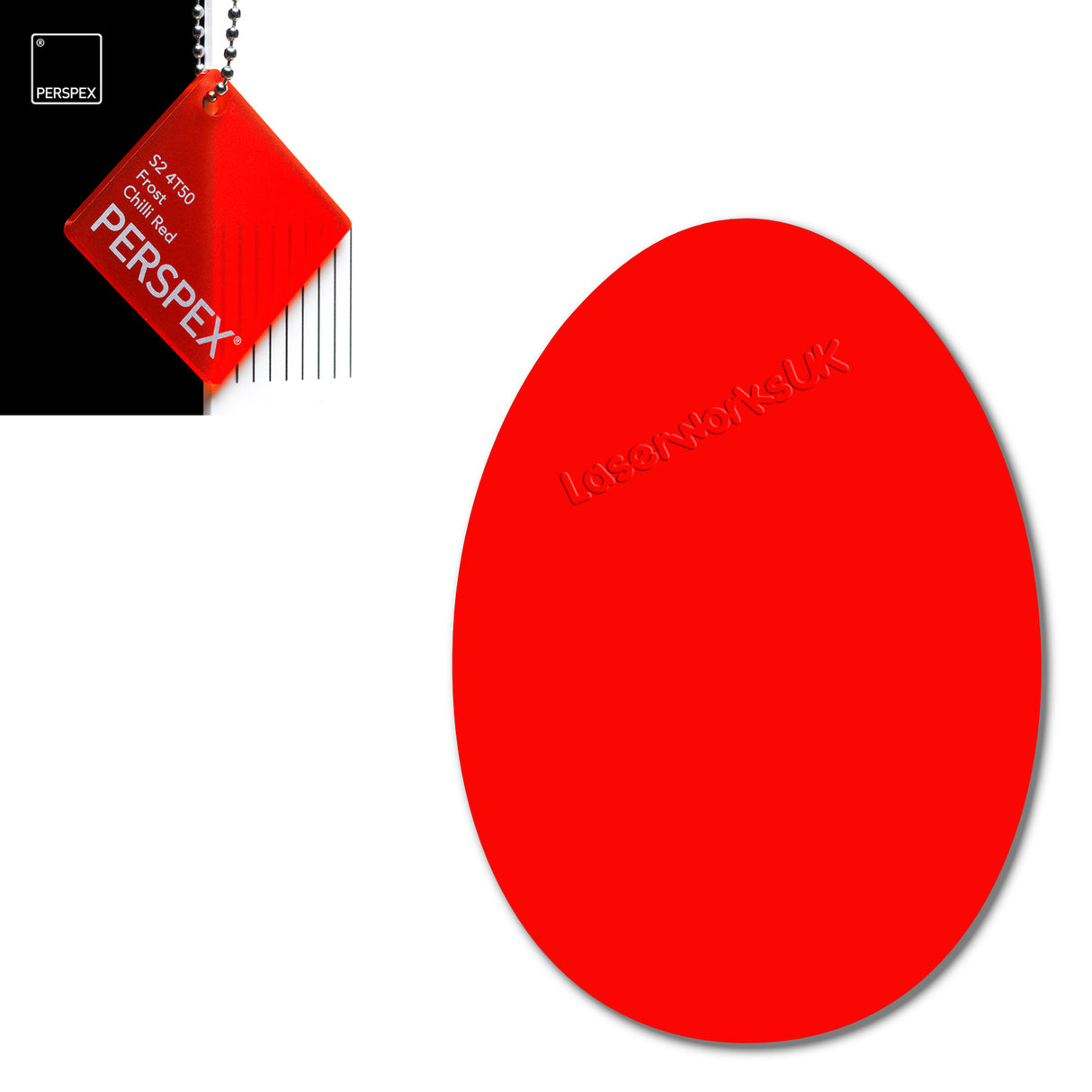 Acrylic Easter Egg Blanks (8cm Pack of 6) - Laserworksuk