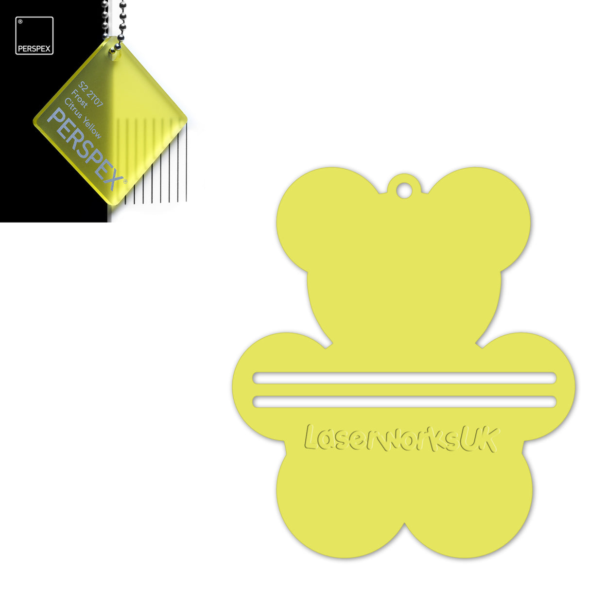 Acrylic Teddy Bear Money Holder Blanks (Pack of 3) - Laserworksuk