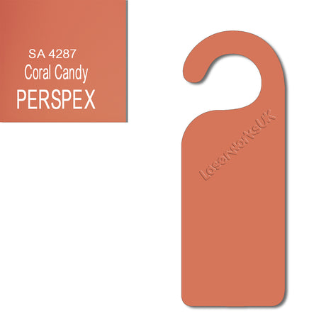 Acrylic Door Hanger Blanks - Style 1 - Laserworksuk