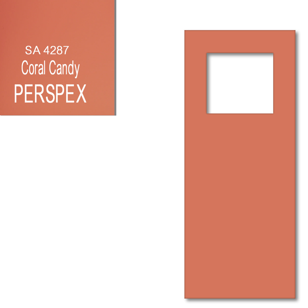 Acrylic Door Hanger Blanks - Style 6 - Laserworksuk