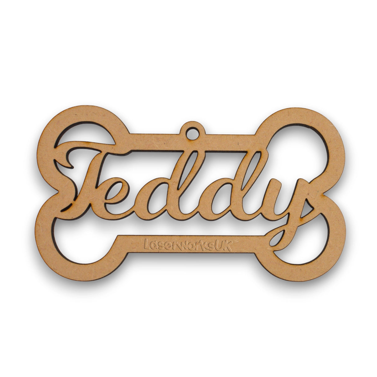 Personalised Dog Bone Christmas Bauble - Christmas Tree Decorations - LaserworksUK