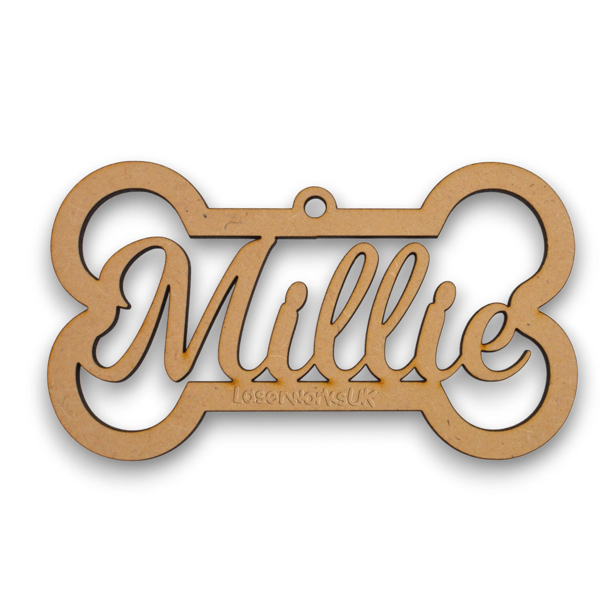 Personalised Dog Bone Christmas Bauble - Christmas Tree Decorations - LaserworksUK