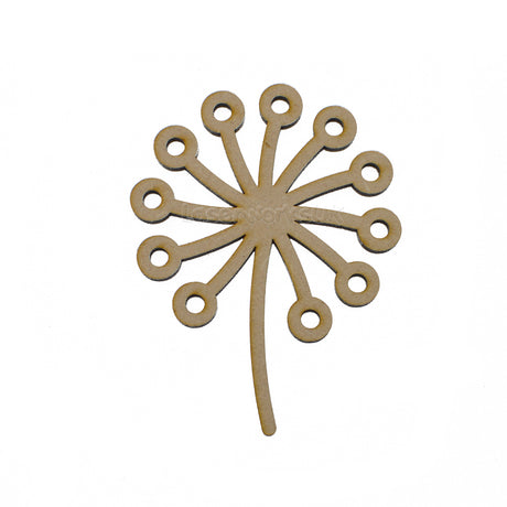 Wooden Craft Flower - Dandelion Shapes - LaserworksUK