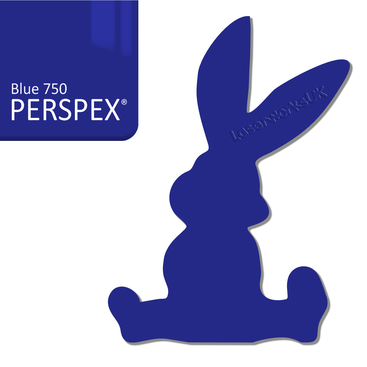 Acrylic Easter Cute Bunny Blanks (pack of 6) - Laserworksuk