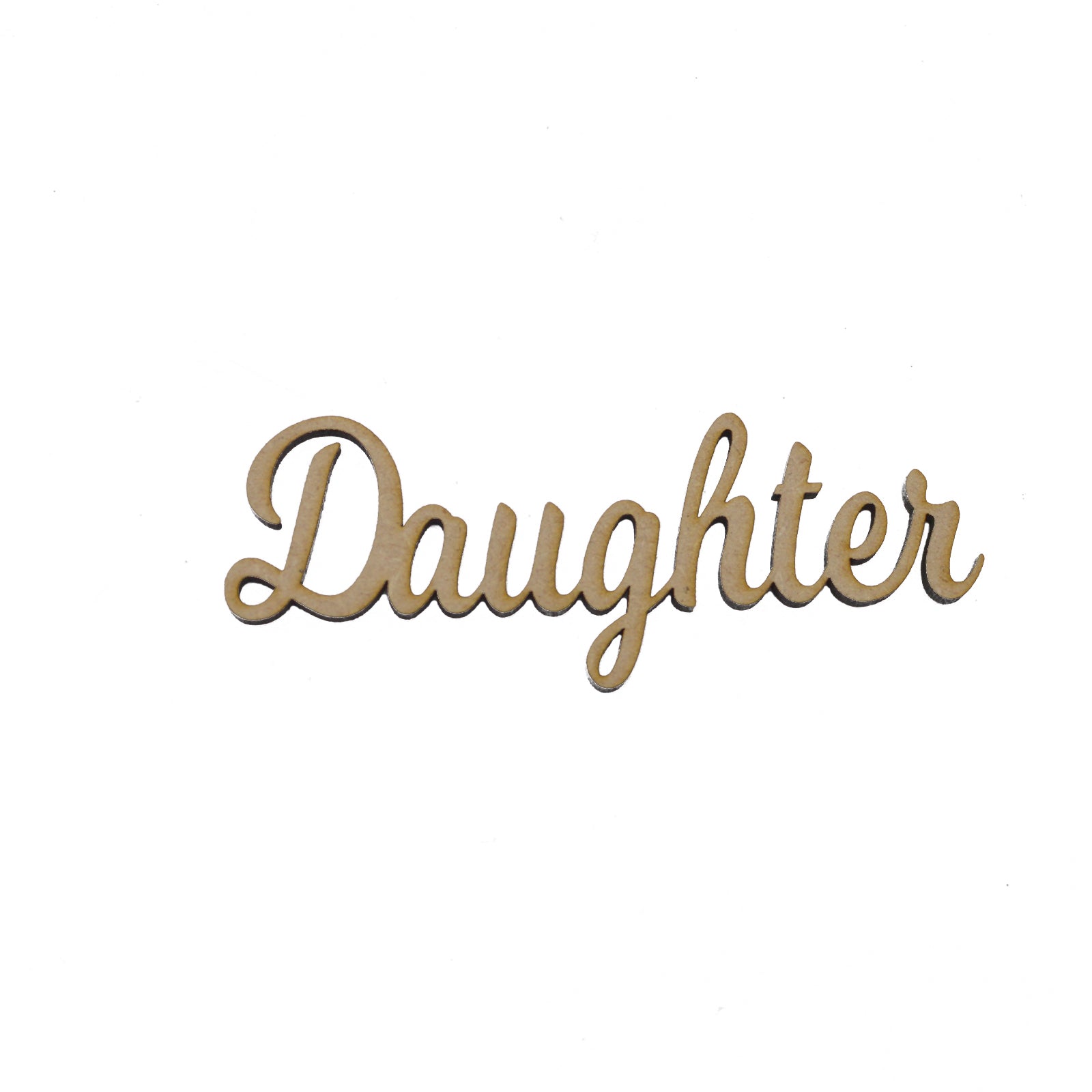 Wooden Script Words - Craft Names - Mum, Mummy, Mother, Mam, Mother - Laserworksuk