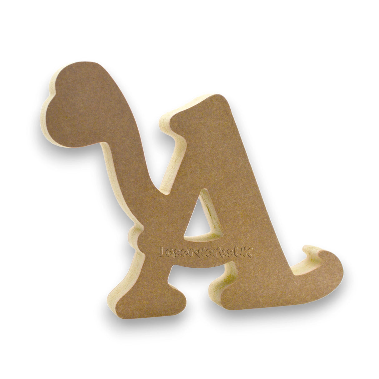 Dinosaur Freestanding Letters and Numbers in 18mm MDF - LaserworksUK