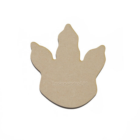 Dinosaur Foot Print Craft Shapes - LaserworksUK