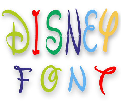Acrylic Letters - 4cm High - Disney Font Perspex Letters & Numbers - 40 Colours - Laserworksuk