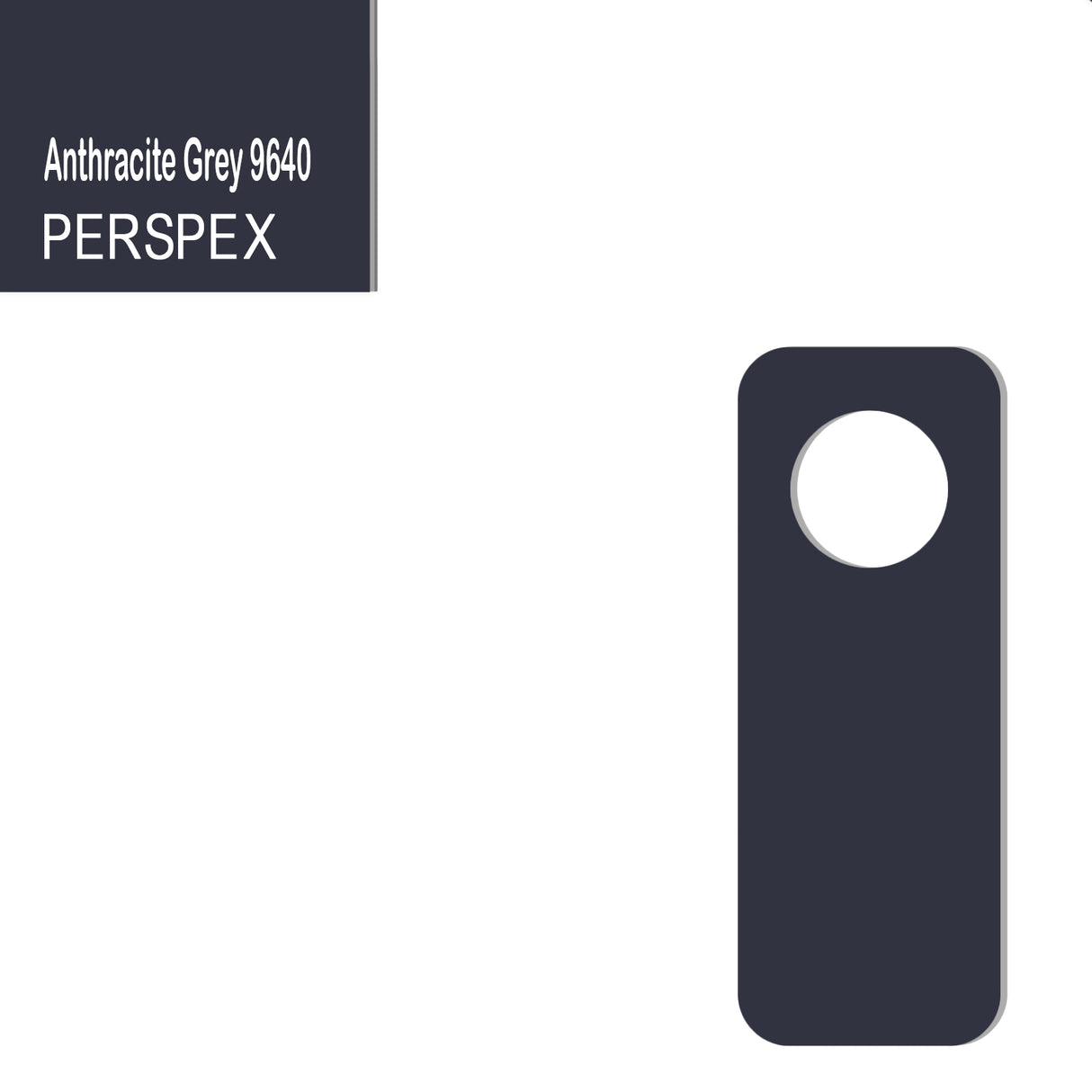 Acrylic Door Hanger Blanks - Style 2 - Laserworksuk