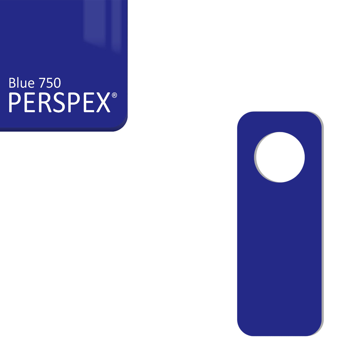 Acrylic Door Hanger Blanks - Style 2 - Laserworksuk