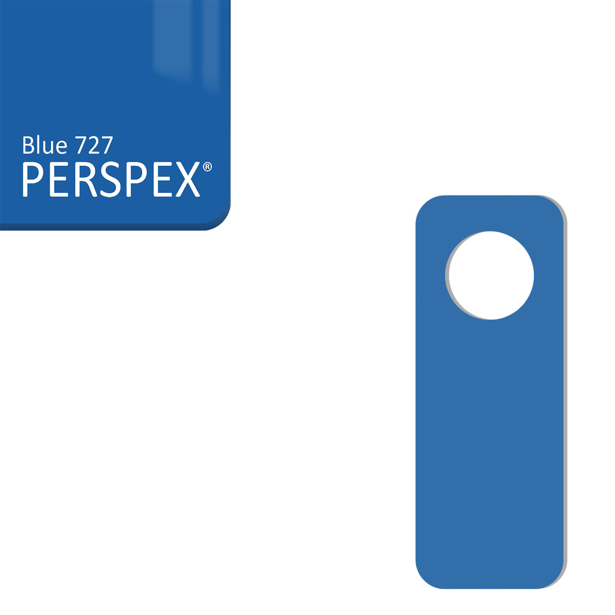 Acrylic Door Hanger Blanks - Style 2 - Laserworksuk