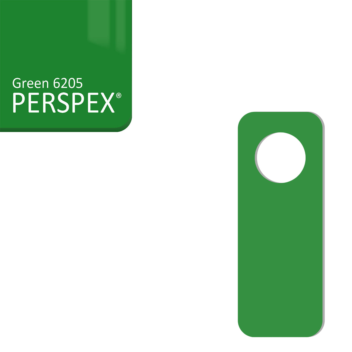 Acrylic Door Hanger Blanks - Style 2 - Laserworksuk