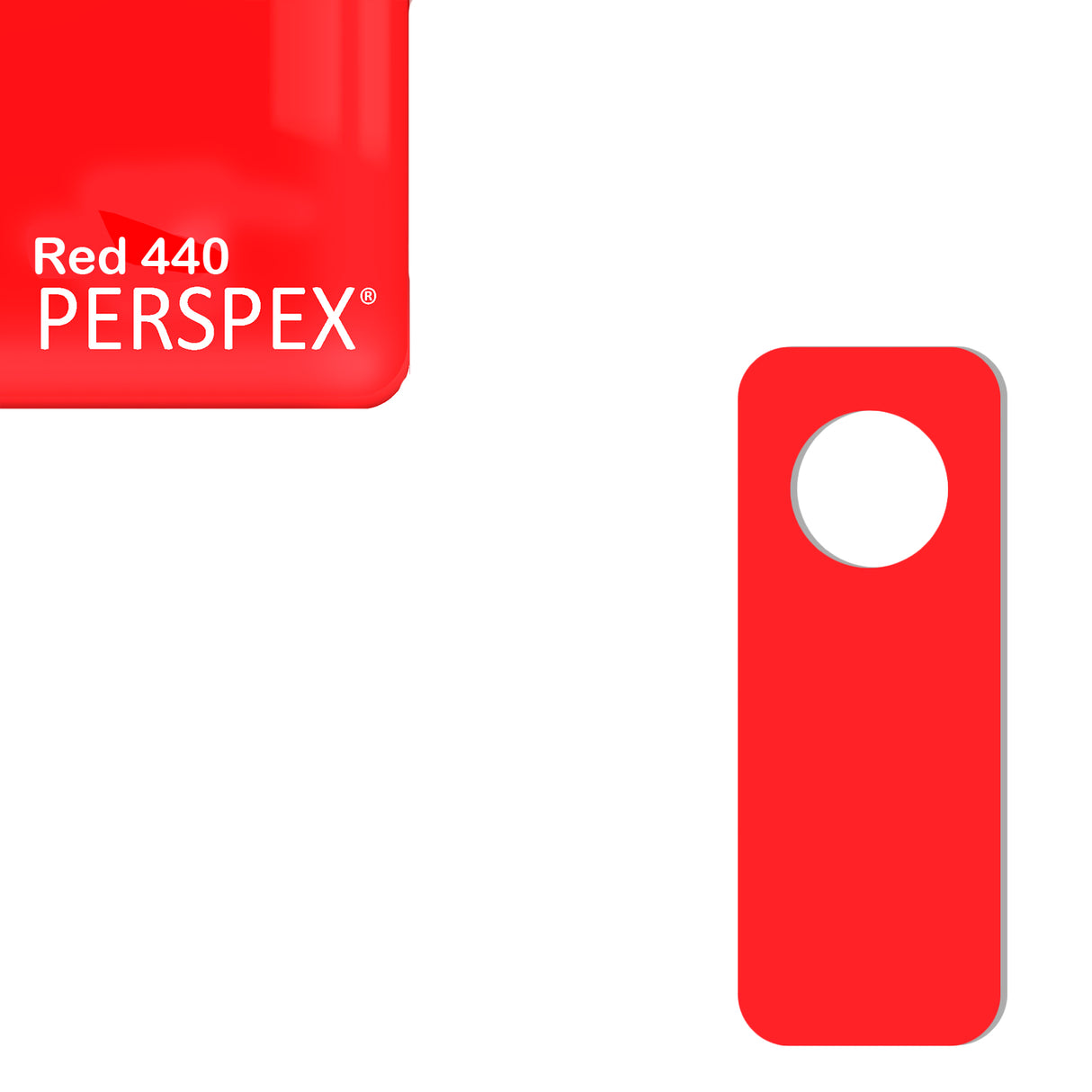 Acrylic Door Hanger Blanks - Style 2 - Laserworksuk