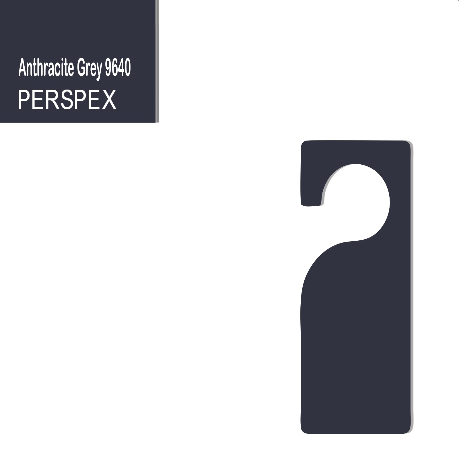 Acrylic Door Hanger Blanks - Style 3 - Laserworksuk