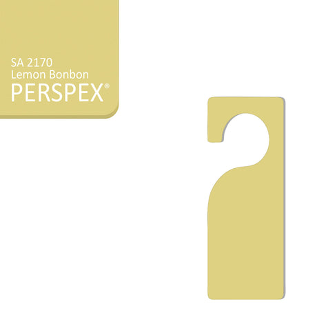 Acrylic Door Hanger Blanks - Style 3 - Laserworksuk